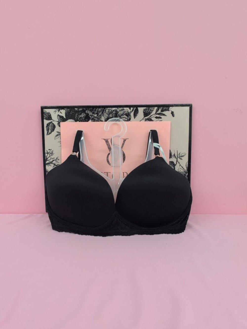 Victoria Secret Body by Victoria Lace Wireless Maternity Nursing Bra 38D Black